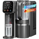 Waterdrop M6H Instant Hot Countertop RO Water Filter System, Glass Pitcher | NSF/ANSI 58 Certified, 7-Stage RO Filtration, Reduce PFAS/TDS, 3:1 Pure to Drain, Hot &amp; Room-Temp Water, Installation-Free