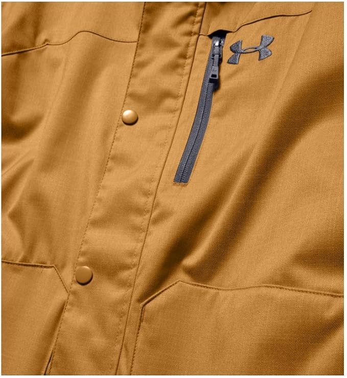 Under Armour 安德玛 Storm ColdGear UA 防风防水透气 男式冲锋衣夹克 1247044 L码2.8折.95 海淘转运到手约¥386