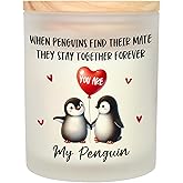 Valentines Day Gifts for Her Him - Long Lasting Vanilla Lavender Scented Candle 10oz - Anniversary Couple Romantic Gifts for Her Him Husband, Girlfriend Boyfriend Birthday Gift Ideas