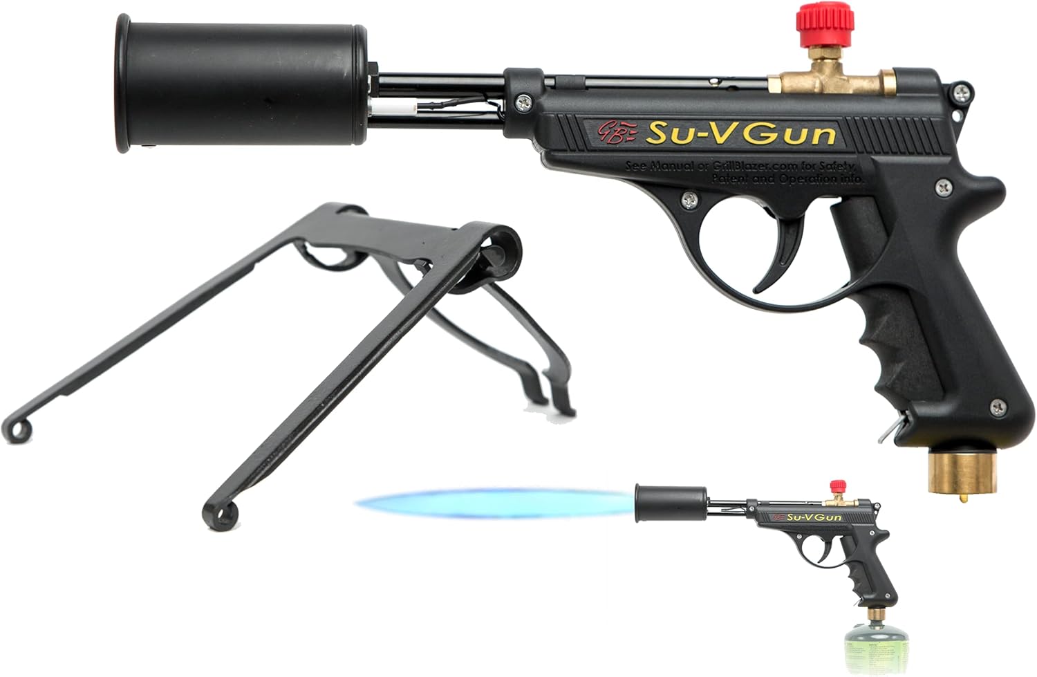 GrillBlazer Su-VGun Basic Grill & Culinary Torch - Charcoal Starter - Professional Cooking, Grilling and BBQ Tool - Handheld Blowtorch For Chefs, Men and Women Who Want the Best Tool for the Job: Home Improvement