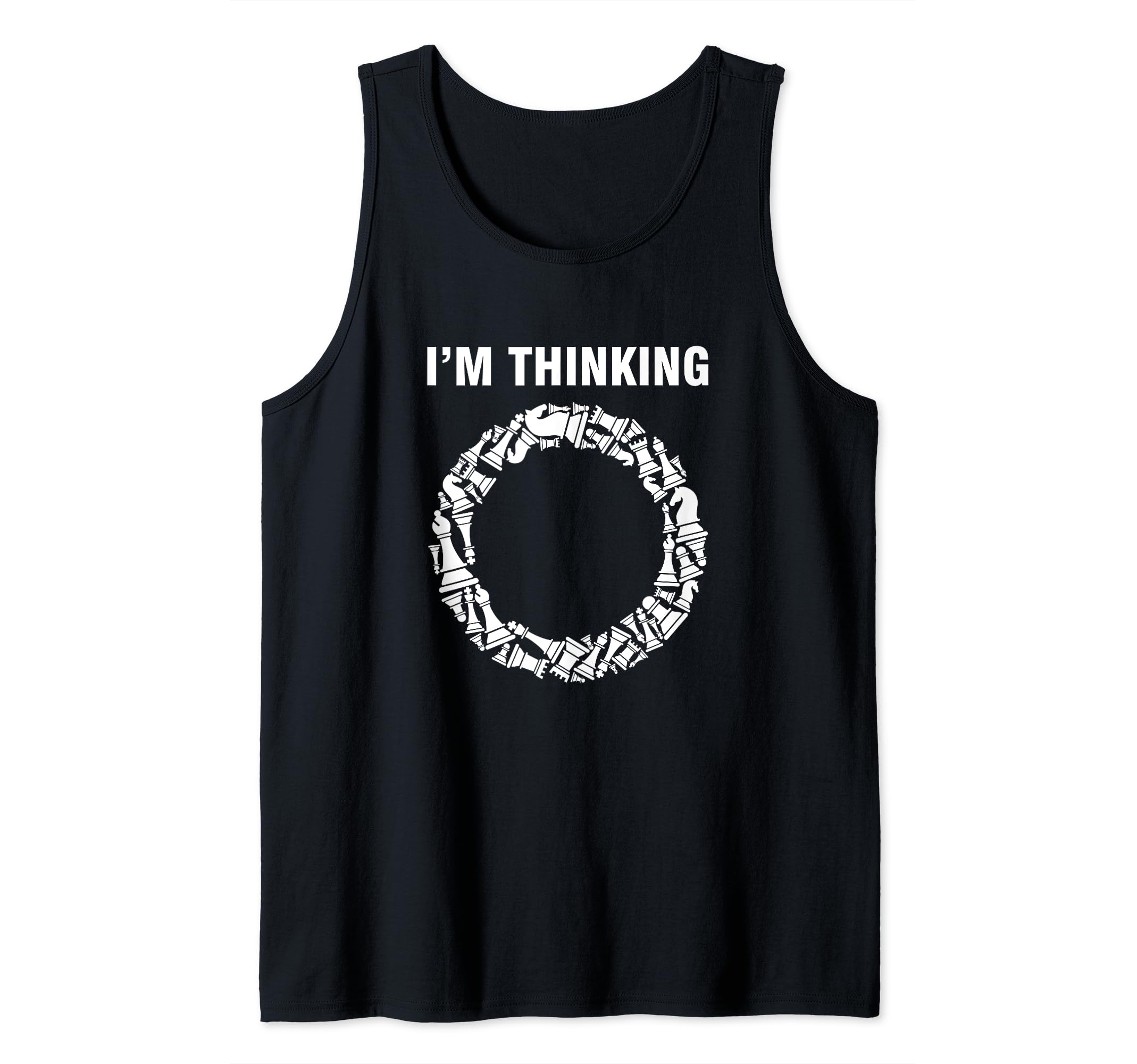 Ich Denke Nach Chess Mat Chessboard Board Game Tank Top