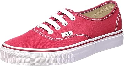 tenis vans color rojo