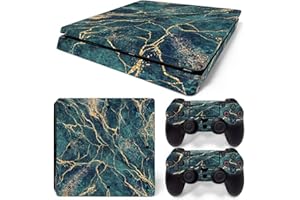TAIFOND Vinyl Skin Sticker for PS4 Slim, Bird-Eye PS4 S Console and Controllers Skins Wrap Vinyl Sticker Decal Cover