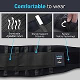 Clever Yellow Back Support Belt Lumbar Belt Lower Back Pain Men Women (L) view 4