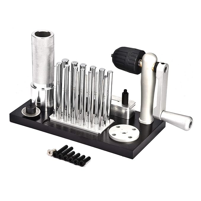 Handcranked Jump Ring Maker Kit, Ring Jumping Tool, with 20 Spindles