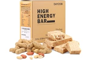 DAYZOB Food Rations Emergency Food Bars Survival Food Kit High Calories per Box Survival Rations for Disaster Kit, Flavor Peanut 250g (5 Bars)