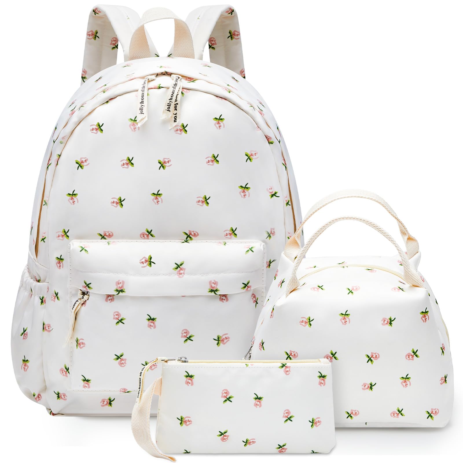 Newest Girls Book Bags School Backpack With Lunch Box For Primary - View #2
