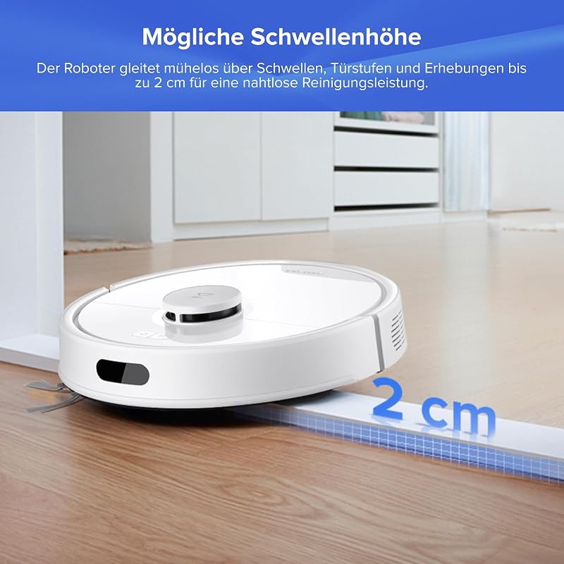 Q7 L5+ Set Saugroboter mit Wischfunktion Absaugstation, 8.000 Pa