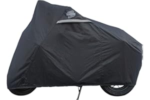 Dowco 51096-00 Guardian WeatherAll Plus Heavy Duty Outdoor Waterproof Motorcycle Cover, Black, fits Honda Grom, Honda Monkey, Kawasaki Z125