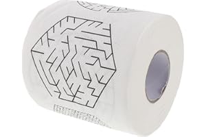 Beaupretty Learning About Toilet Paper Roll Interactive Maze Game Funny Joke Toilet Tissue for Bathroom Humor