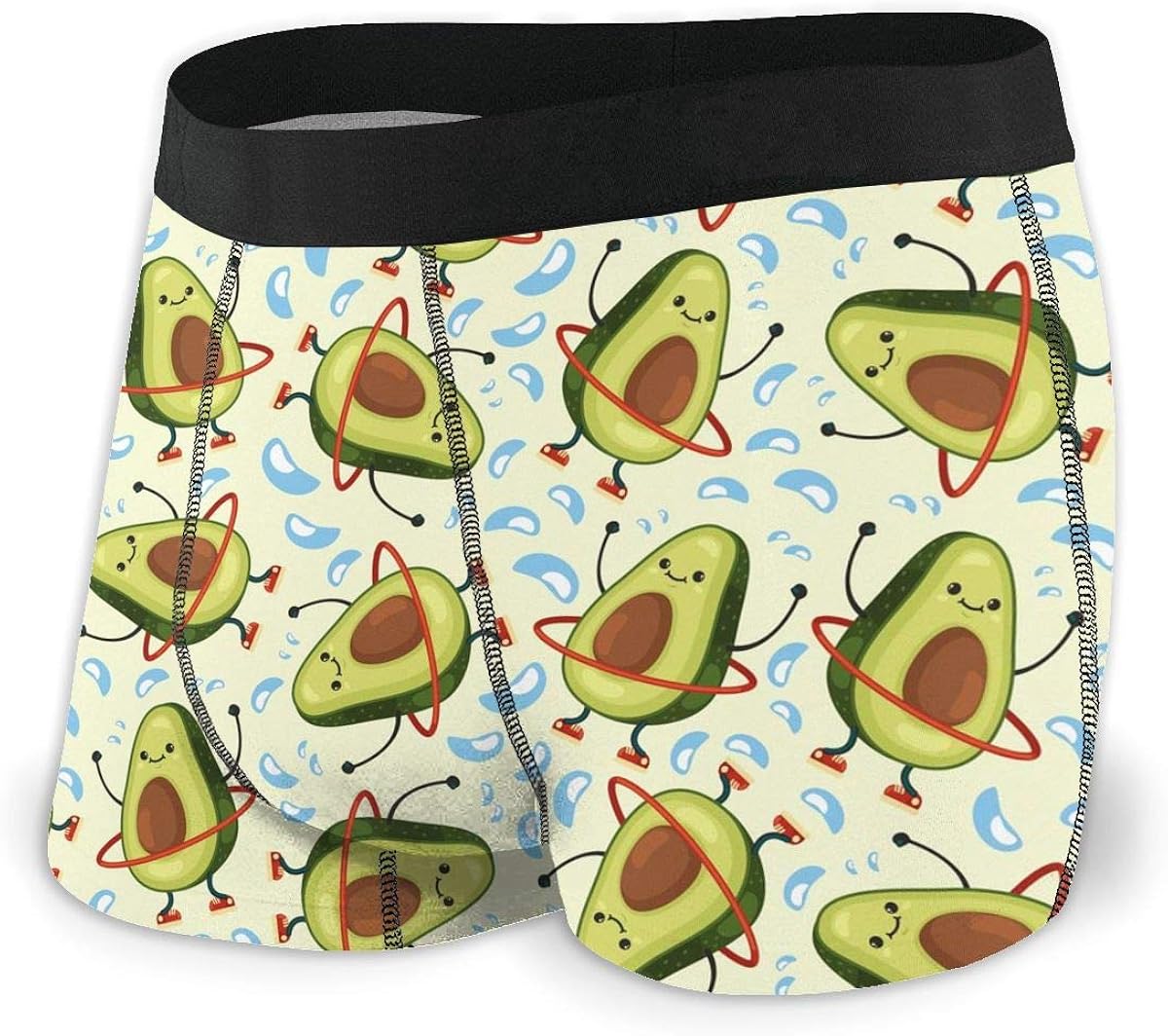 CUW BBCUW Mens Avocado Bodybuilding Boxer Briefs Underpants