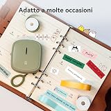 PRT Qutie Label Maker Tape 15mm x 4M Waterproof Self-Adhesive Transparent view 4