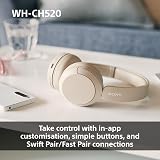 Sony WH-CH520 Wireless Bluetooth On-Ear Headphones 50hr Battery EQ Clear Calls view 7