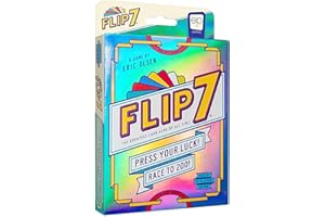 FLIP7 Card Game, Press Your Luck Strategy Game, Ages 8+, 3+ Players, 20 Minutes