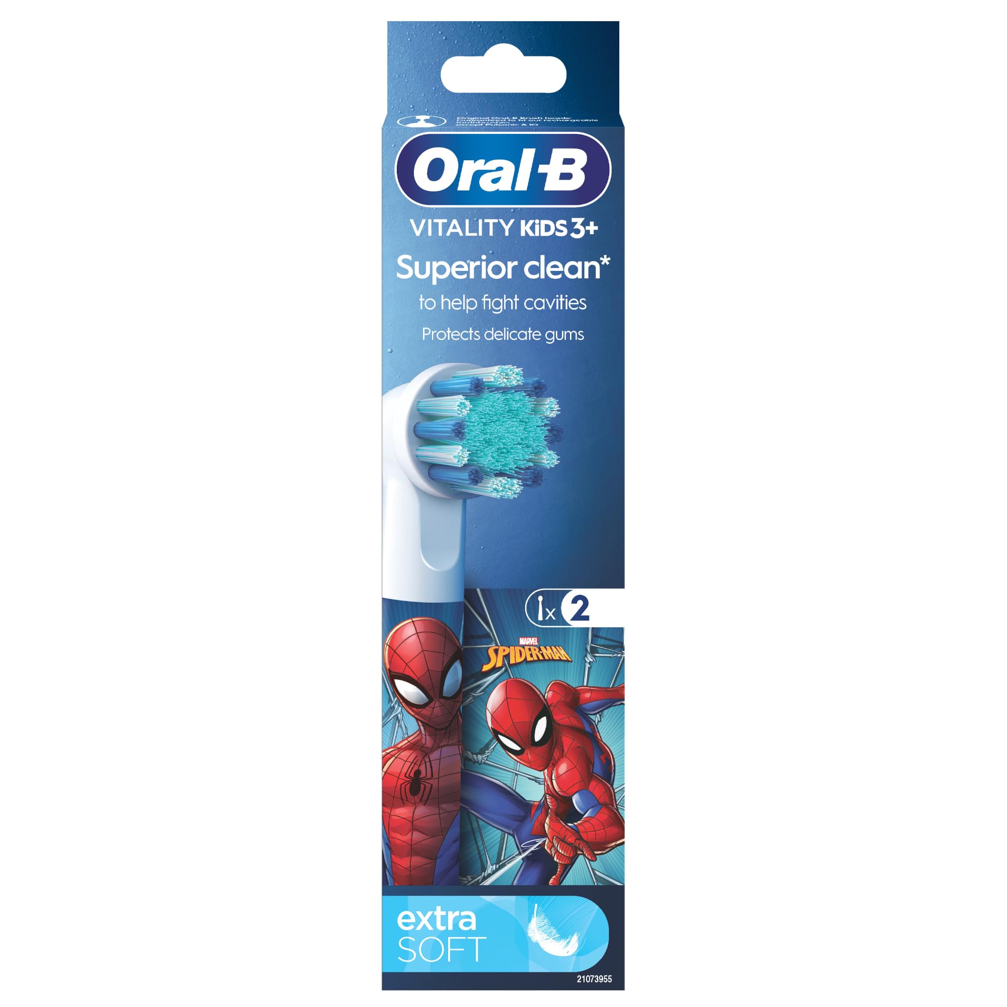 Oral-B - Kids Electrical Toothbrush Replacement Heads with Star Wars Figures - 2 Pieces