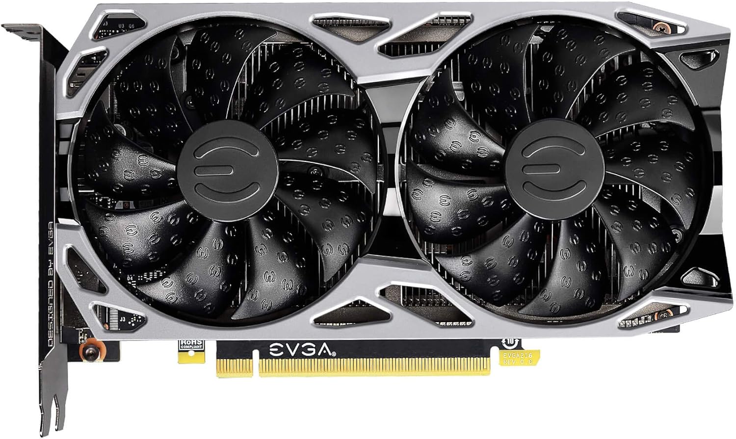 EVGA GeForce RTX 2060 KO ULTRA GAMING, 06G-P4-2068-KR, 6GB GDDR6, Dual Fan, Metal Backplate, multicoloured - Image 3