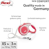 flexi CF00T3-251R-20 Leave for Dogs Board of Cat New Comfort XS Tape 3 m Red view 2