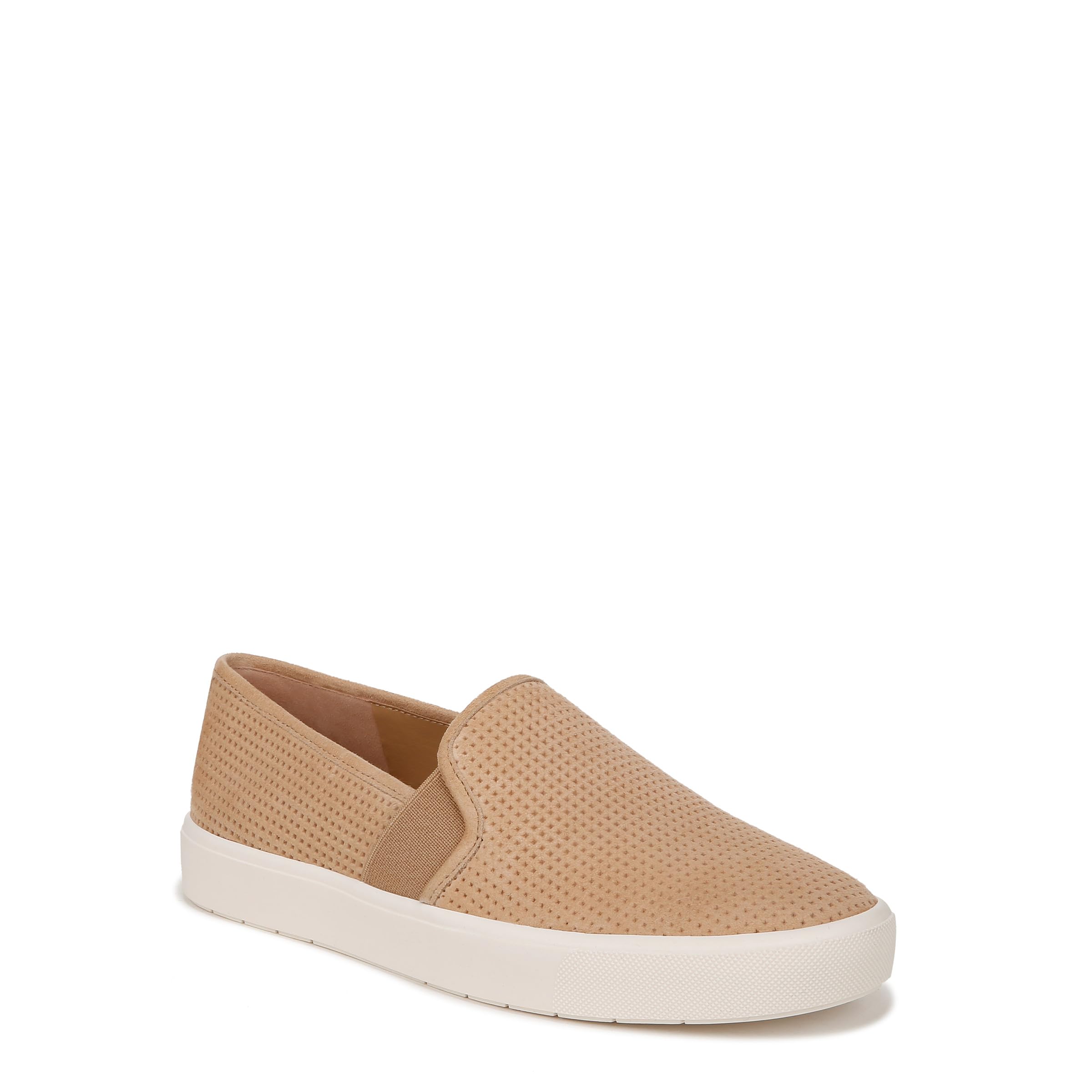 Vince Womens Blair Slip On Fashion Sneaker Catalina Blush Suede 5.5 M