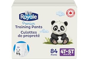 Royale Premium Training Pants, Size X-Large, 4T-5T (38 to 50 lbs), 84 Count, Disposable Training Pants (Packaging may vary)