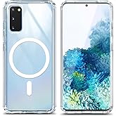 YZB Magnetic for Samsung Galaxy S20 & S20 5G Case, Clear | Compatible with MagSafe | Slim Fit Lightweight Shockproof, Military-Grade Protection, Yellowing Resistant Scratch-Resistant Back