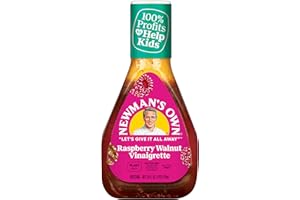 Newman's Own Salad Dressing, Light Raspberry & Walnut, 16 oz