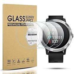 Diruite 4-Pack for Garmin Vivoactive 3 Tempered