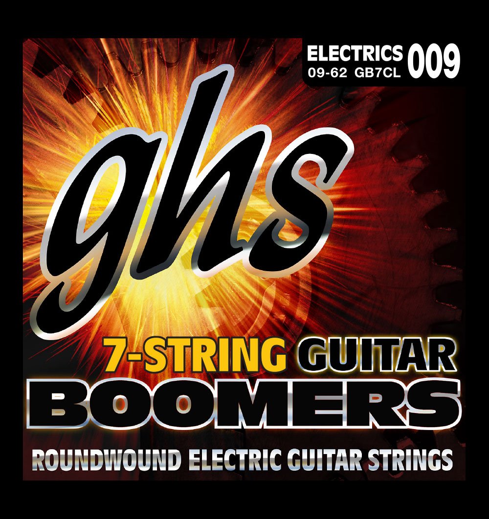 GHS 7-STRING BOOMER CUSTOM LIGHT 9-62