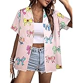 Magical Shirts for Women You've Got A Friend in Me Shirt Hawaiian Castle Tshirt Cute Family Vacation Button Up Tops