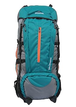 INLANDER 9001 Teal Blue 70+5L Rucksack Daypack Backpack Bag for Travel Hiking Trekking & Camping for Men & Women