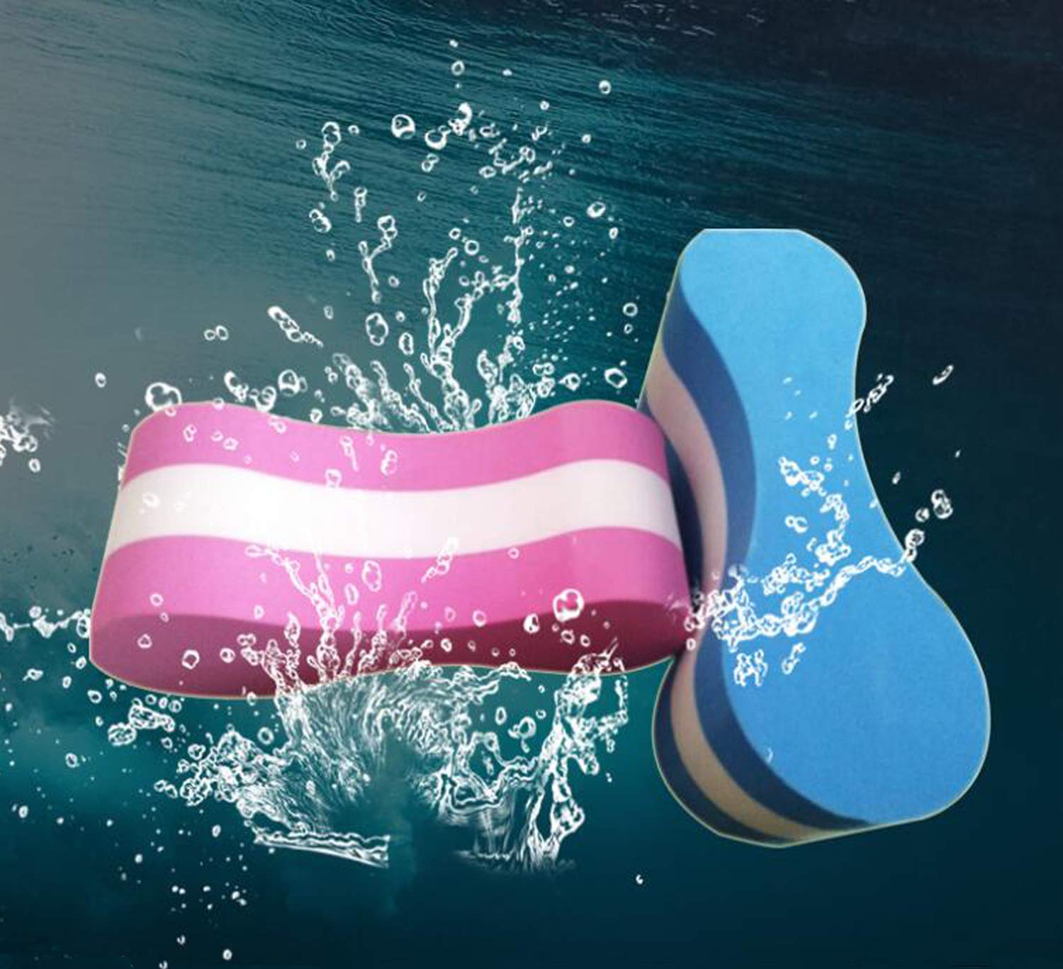 VERISA Pull Buoy Swim Training Float for Swimmers of All Levels EVA Foam Flotation Swimming Aid Equipment High Buoyancy for Leg & Upper Body (Yellow)