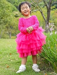 Cilucu Baby Girls Dress Toddler Kids Party Tutu