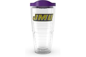 Tervis Made in USA Double Walled James Madison University JMU Dukes Insulated Tumbler Cup Keeps Drinks Cold & Hot, 24oz, Primary Logo