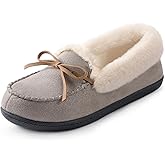 RockDove Women's Caroline Glittered Moccasin Slipper