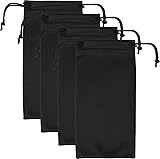 Tucnoeu 4Pcs Glasses Pouch Microfiber Soft