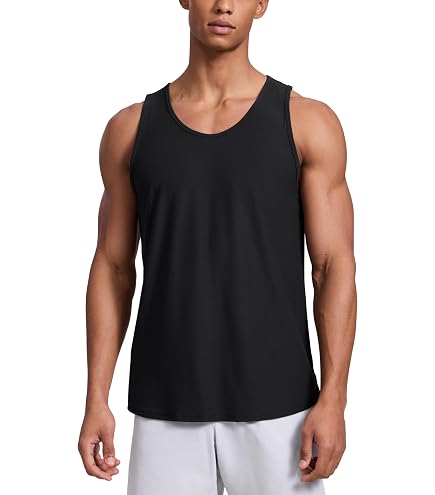 Amazon.com: CRZ YOGA Lightweight Crewneck Tank Tops Green Jade