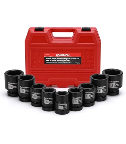 DEWALT 3/4 In. Drive SAE 1-1/8 In. 6-Point Deep Impact Socket At - Foto 2