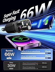 Starlight Retractable Car Charger, Starlight in Car