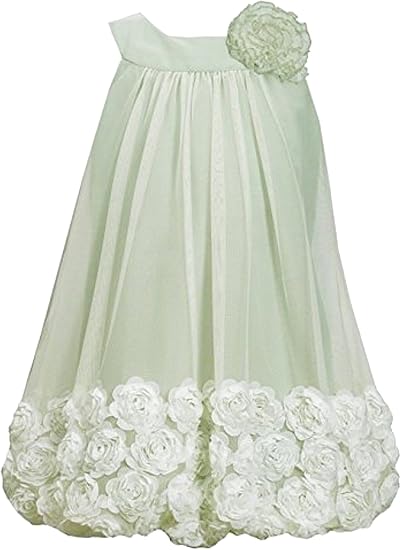 sage green little girl dresses