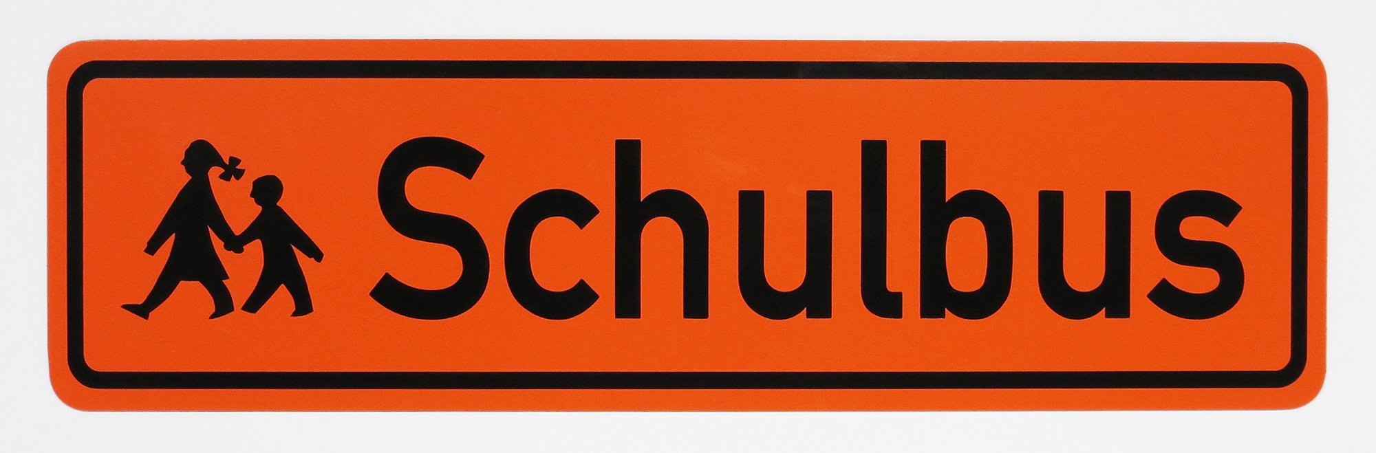 Magnetic Schulbus extra label, magnetic sign