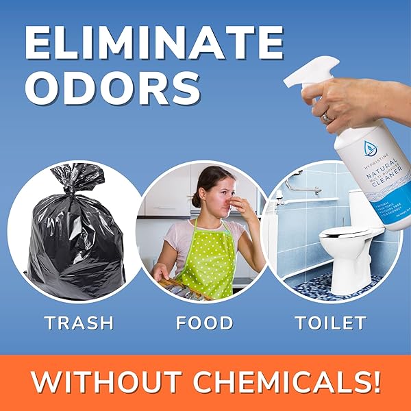 HYPRISTINE PURE HYPOCHLOROUS ACID SPRAY, MULTI-PURPOSE CLEANER, SUPERIOR SHELF LIFE, 0% BLEACH, 0% ALCOHOL, FOOD CONTACT SAFE, ELIMINATE NON-LIVING ALLERGENS, REMOVE PET ODOR, CLEAN ANY SURFACE