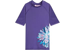 Kanu Surf Girls Karlie Rash Guard UPF 50+ Sun Protection Short Sleeve Swim Shirt