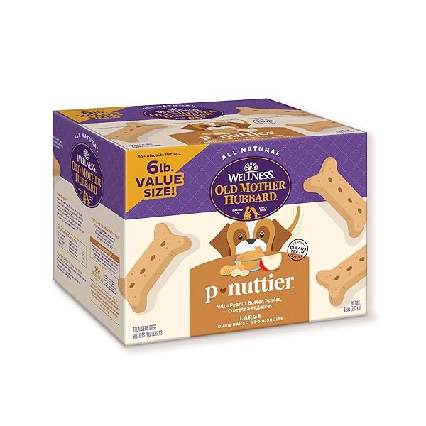 WELLNESS OLD MOTHER HUBBARD CLASSIC P-NUTTIER DOG BISCUITS,...