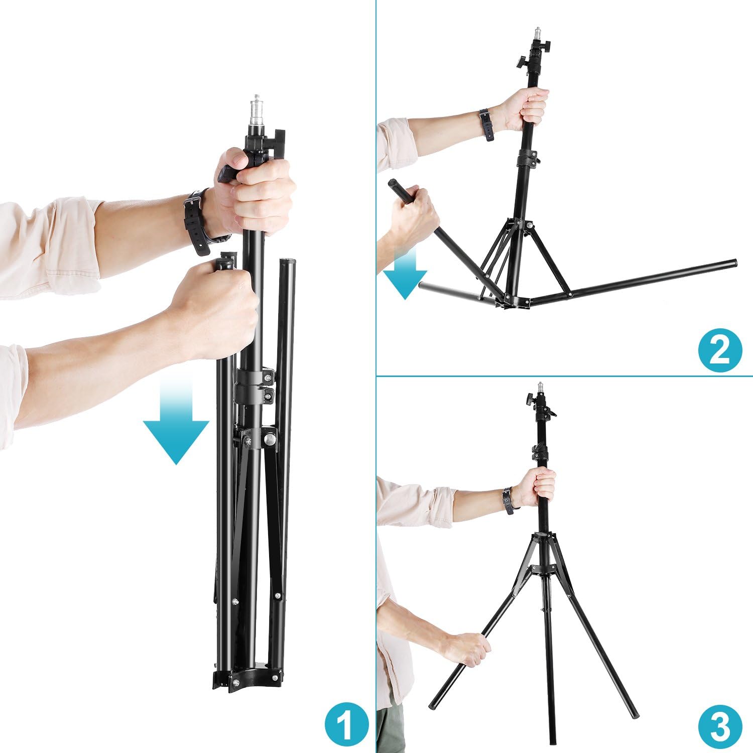 Neewer RL-12 LED Ring Light 14" outer/12 on Center with Light Stand, Soft Tube, Filter, Carrying Bag for Makeup, YouTube, TikTok, Camera/Phone Video Shooting : Camera & Photo