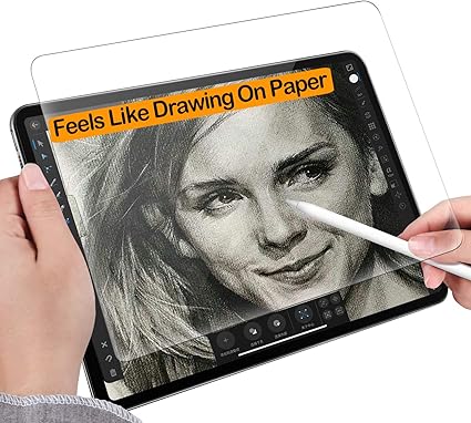 Amazon Com Like Paper Screen Protector For Ipad Pro 11 Inch Ipad Air 4 10 9 Inch 18 Model Paperfeel Texture Anti Glare Scratch Resistant Drawing Writing Sketch Matte Film Compatible With Apple Pencil 1pack