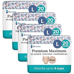 Because Premium Maximum Plus Pull Up Underwear for
