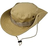 Taeku Sun Hat, Unisex Wide Brim Bucket Hat Sun Protection Cap Breathable Boonie Hat for Fishing Hiking Gardening Safari