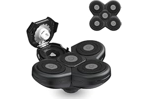 Groomie BaldiePro Cordless Bald Head Shavers for Men, Blade Refill - Waterproof Electric Head Shavers Replacement Head - Men's Rotary Head Razor for Bald Men for Smooth Shave