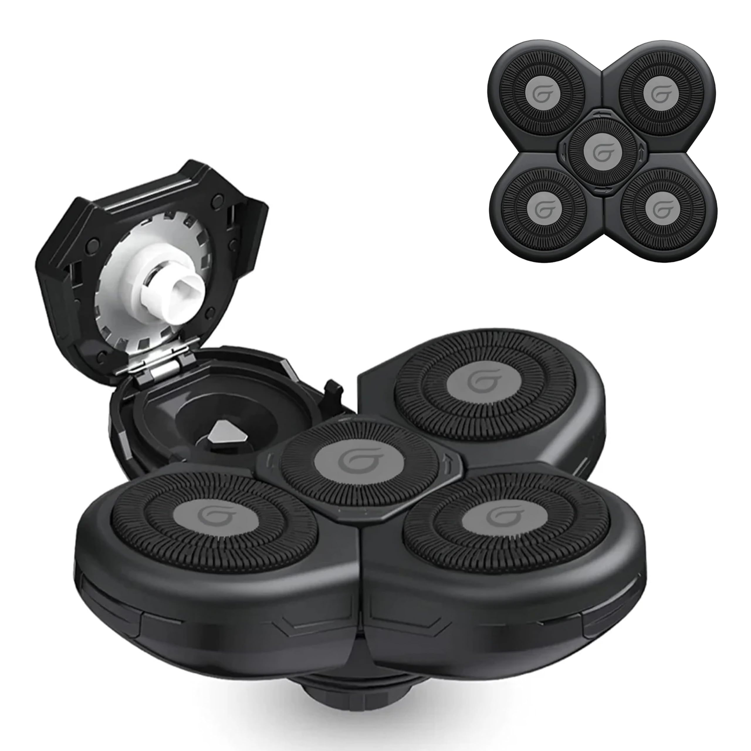 BaldiePro Blade Refill - Electric Shaver Replacement Head For BaldiePro Head Shaver - Electric Razor Replacement Blades for Bald Head and Face - Waterproof for Wet and Dry Shave