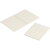 Amazon Basics Felt Furniture Pads - 4 2/3'' x 6'' Square, Beige, 12-Pack