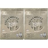 Grab Green Stoneworks Laundry Detergent Pods, 100 Count, Birch Branch Scent, Plant and Mineral Based, Cleans Deeply, Eliminates Odors, Fights Stains